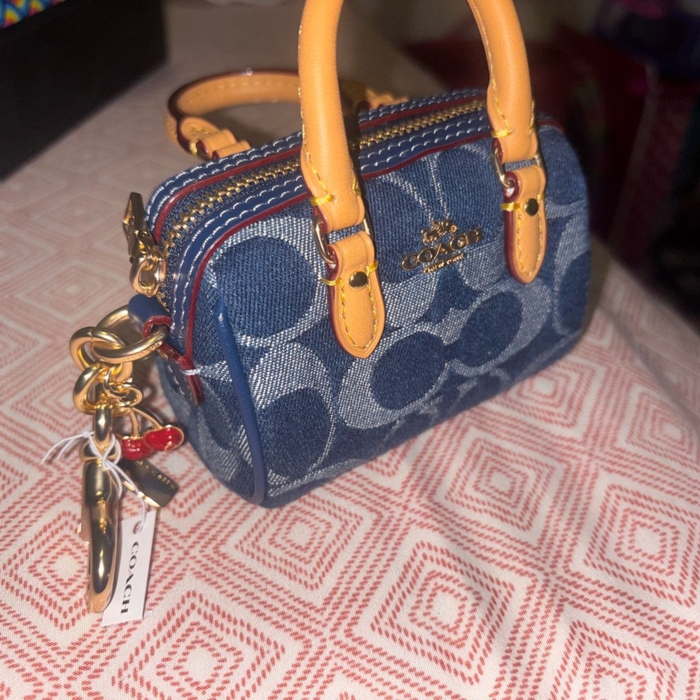 Coach Denim Women's Charm Bag